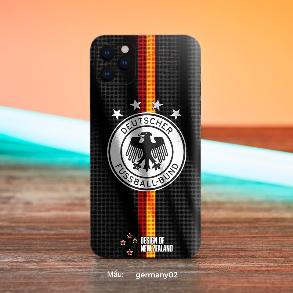 Miếng dán Skin điện thoại hình Đức Cho Iphone Và Các Dòng Máy Android