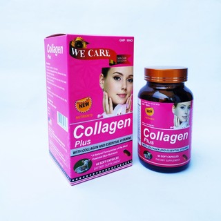Viên Uống Bổ Sung Collagen - Nhau Thai Cừu - Đẹp Da - Sáng Da Có Trong Collagen Plus - Nguyên Liệu Nhập Khẩu Mỹ - Lọ 60V