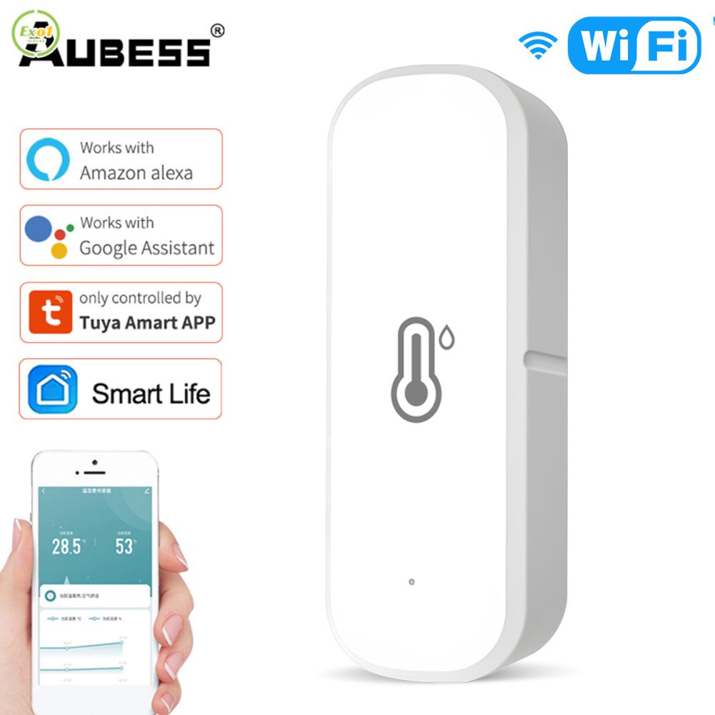 2022 Tuya Wifi Cảm Biến Cửa Và Cửa Sổ Báo Động Từ Xa Cuộc Sống Thông Minh Ứng Dụng Cảm Biến Độ Ẩm _ Exo1