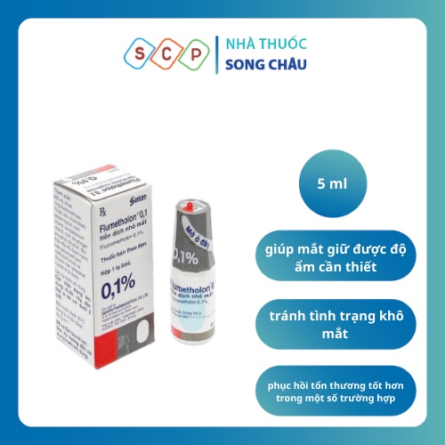 Nhỏ mắt Flumetholon 0.1 chai 5 ml