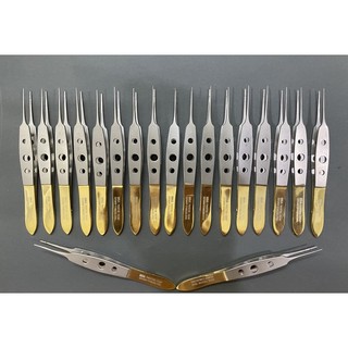 Nhíp, Nỉa 3 lỗ có mấu đầu nhỏ cán mạ vàng