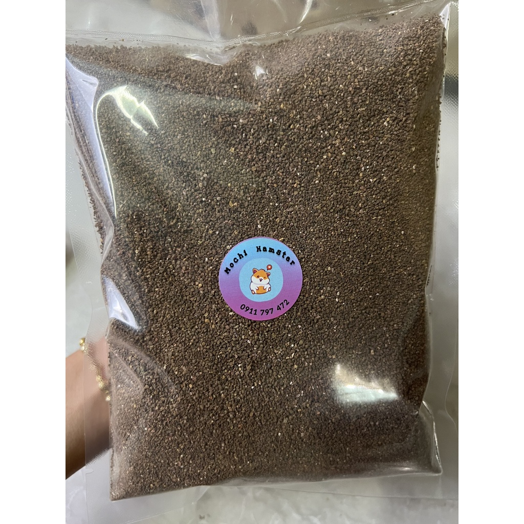 Cát buddy nâu Ấn lót chuồng cho hamster 1kg
