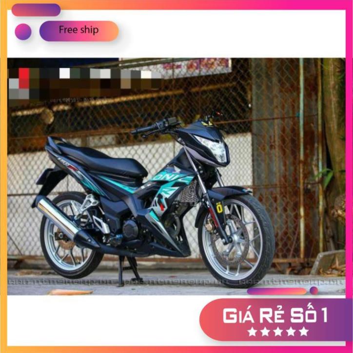 FREE SHIP + QUÀ TẶNG Tem rời xe SONIC 150 ĐEN XANH
