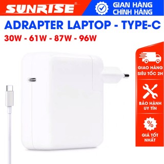 Củ sạc nhanh zin 30w/61w/87w/96w type c, cốc sạc dùng đượccho điện thoại và laptop