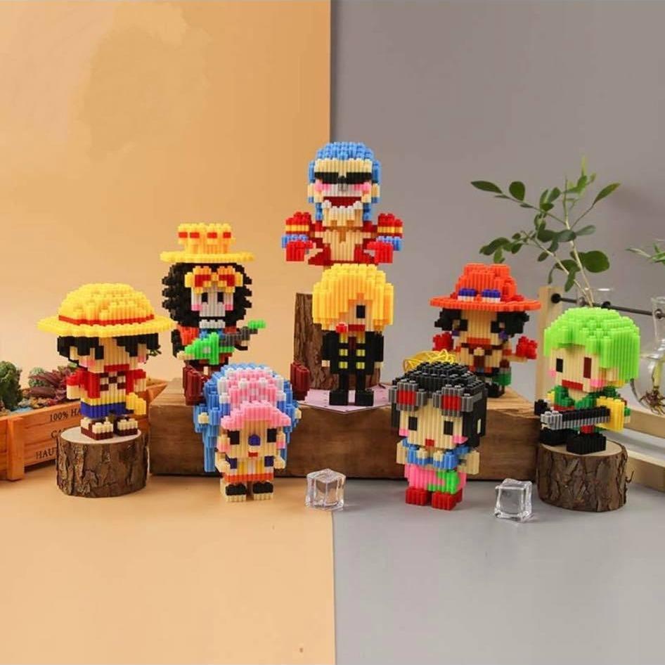 Combo 10 mô hình lắp ráp các nhân vật One piece- Mô hình lắp ráp các nhân vật đảo hải tặc