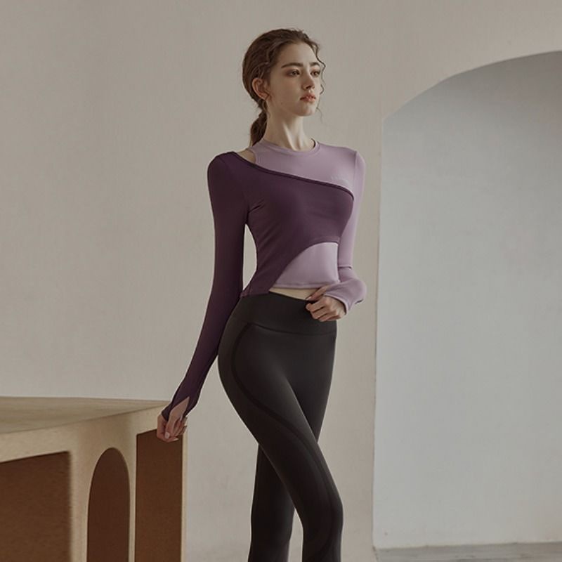 Bộ quần áo tập yoga áo tập thể dục mùa đông chạy bộ thể thao mẫu mới