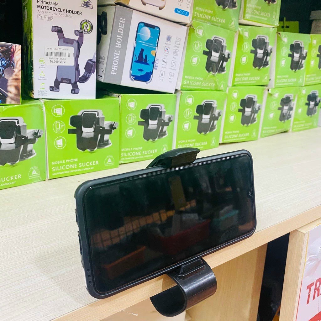 GIÁ ĐỠ KẸP ĐIỆN THOẠI HOCO CA50 TRÊN TAPLO CHO XE HƠI Ô TÔ