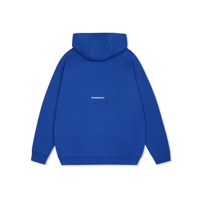 Áo Hoodie Unisex Xanh Coban 100% Cotton THELASTSEVEN - Áo SBCC Blue Hoodie nam nữ