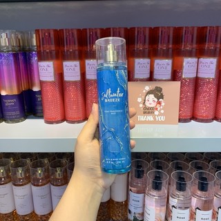 Bodymist xịt thơm body nước hoa toàn thân Salt Water 236ml