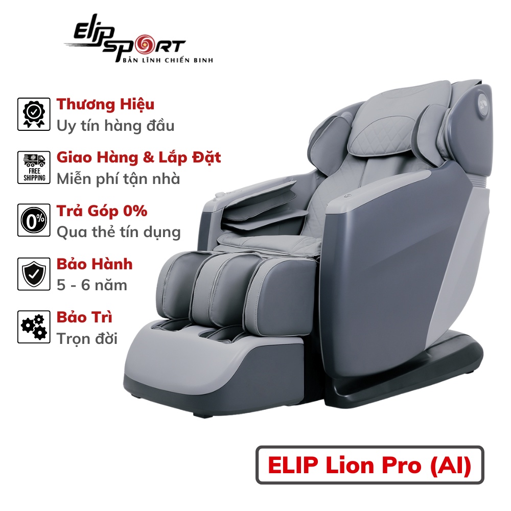  Ghế massage ELIP Lion Pro  - Điều khiển bằng giọng nói, massage chuyên sâu