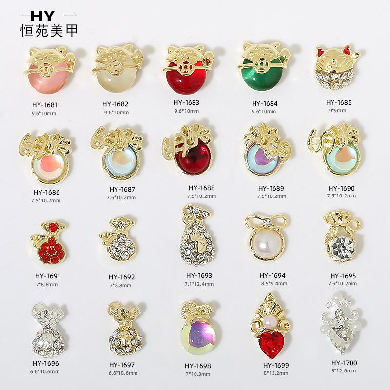 Charm Tết  đính móng siêu sáng