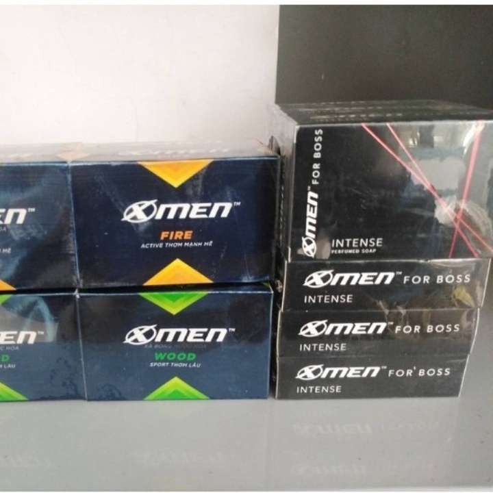 Xà Bông Cục XMEN Wood - Boss Hương Nước Hoa Đầy Nội Lực Giúp Sạch Dầu Nhờn Bụi Bẩn Trên Cơ Thể