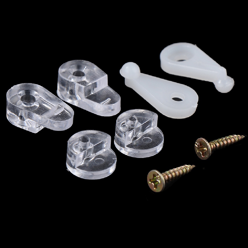 Set 50 Kẹp Cố Định Kính Cửa Tủ Bằng Gỗ Tiện Dụng