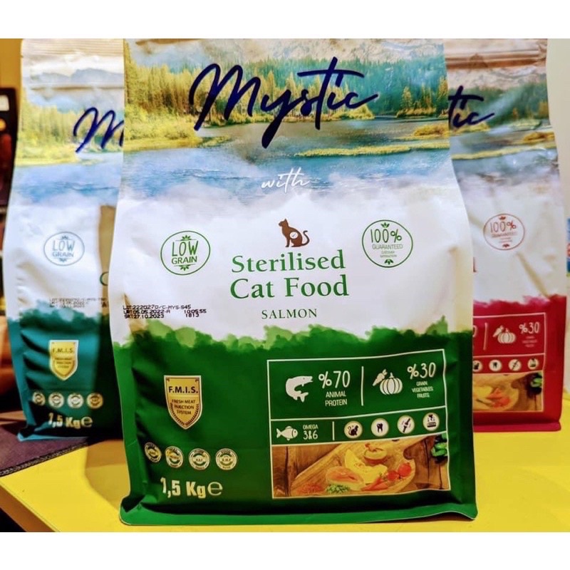 Hạt Mystic cho mèo trưởng thành 1,5kg🐈Made in Turkey 🇹🇷