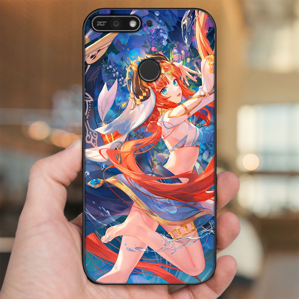 Ốp lưng Huawei Y6 Prime viền đen in hình Nilou Genshin Impact