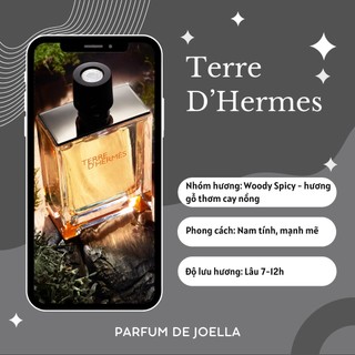 Mẫu thử 10ml nước hoa nam terre d' hermes edt chiết