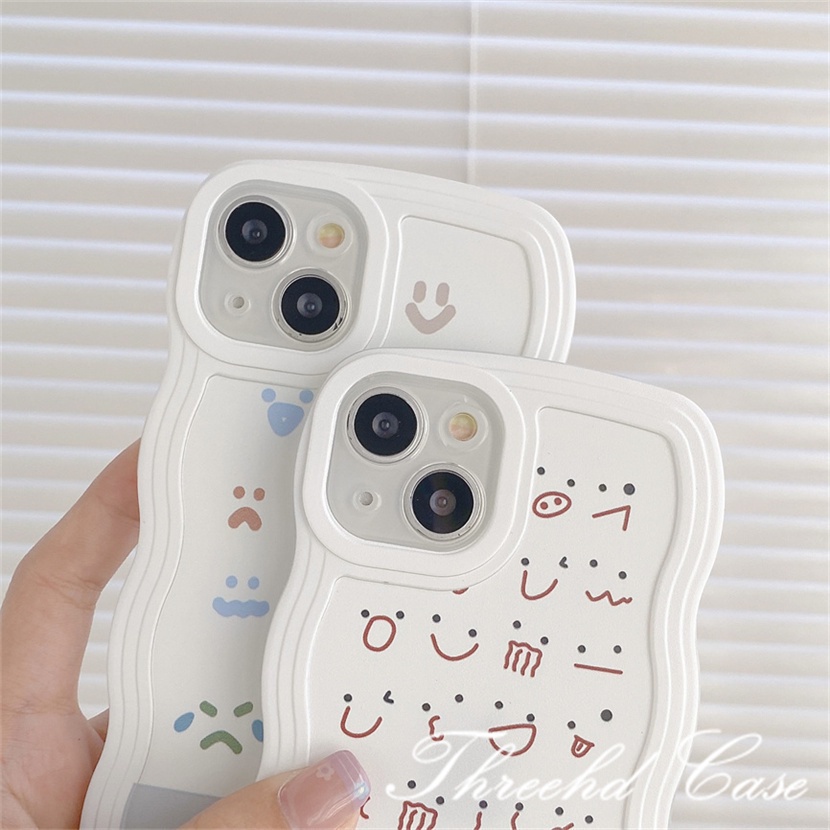 Ốp Điện Thoại Silicon Mềm Chống Sốc Hình Biểu Cảm Cho iPhone 14 13 12 11 Pro Max SE2020 X XR Xs Max 7 8 6 6s Plus