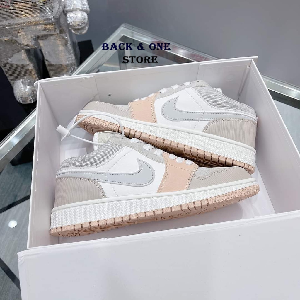 Giày Jordan Cổ Thấp Nam Nữ, Giày Sneaker JD1 low Milan Thời Trang Cao Cấp Hottrend J239