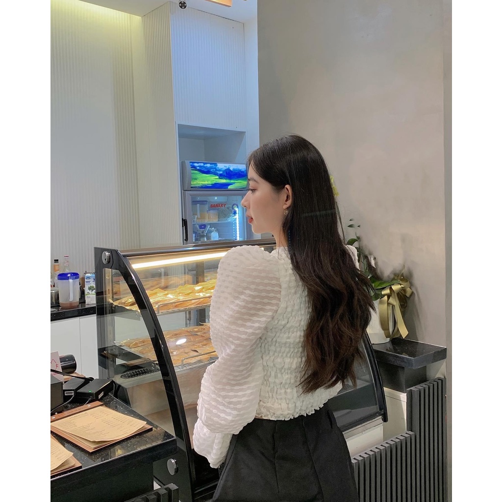 Áo nhún tay bồng