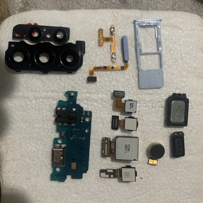 A23 /bộ 4cam sau / loa ngoài /loa trong /cục rung/Vân tay /kính cam/main sạc/cápvlum