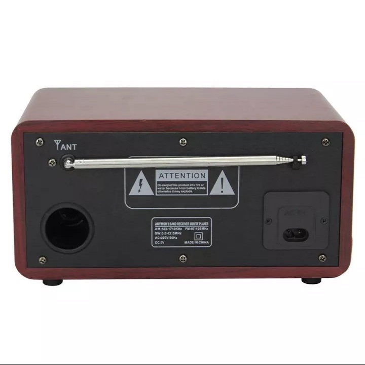 Đài Radio Model NS-8093BT, Bluetooth Chính Hãng NNS, Bắt Sóng FM, AM, /USB/TF, Thẻ Nhớ - Loa Dùng Điện 220V Và Pin Sạc