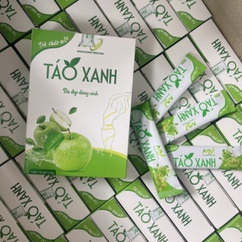 Trà táo xanh - siêu giảm cân . 1 hộp 15 gói
