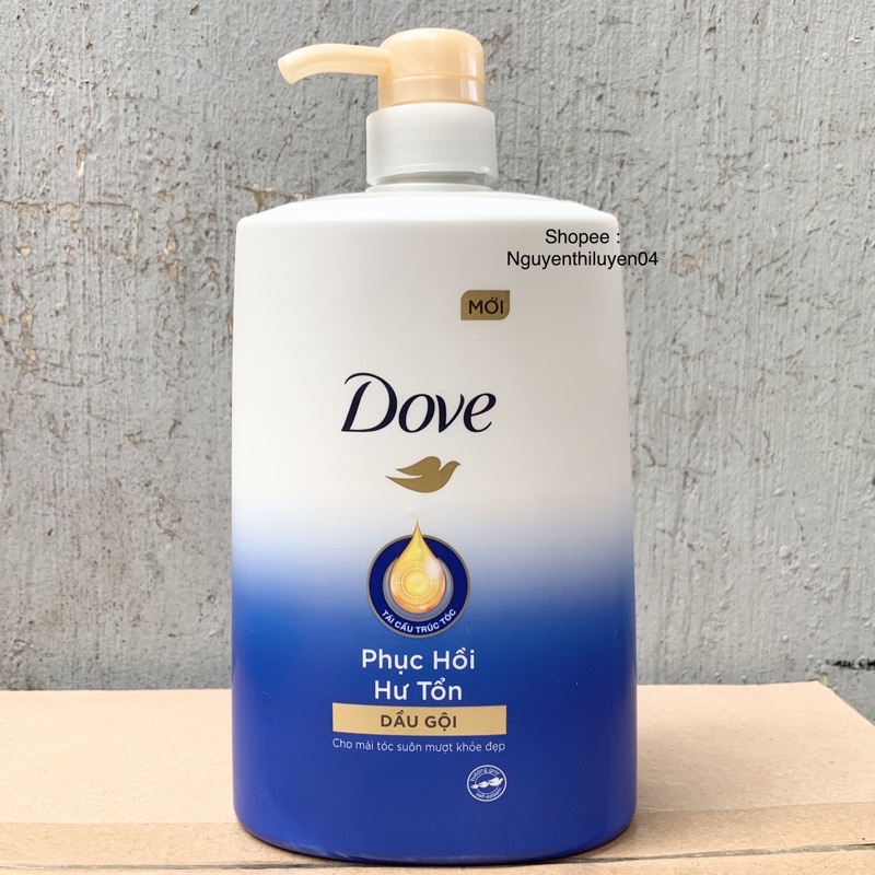Dầu gội Dove phục hồi tóc hư tổn 880g.