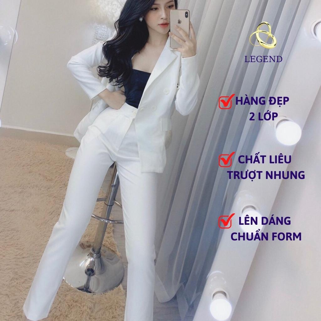 Bộ Vest công sở nữ phóng cách thời thượng trẻ trung, sang trọng, đi làm đi chơi đi tiệc