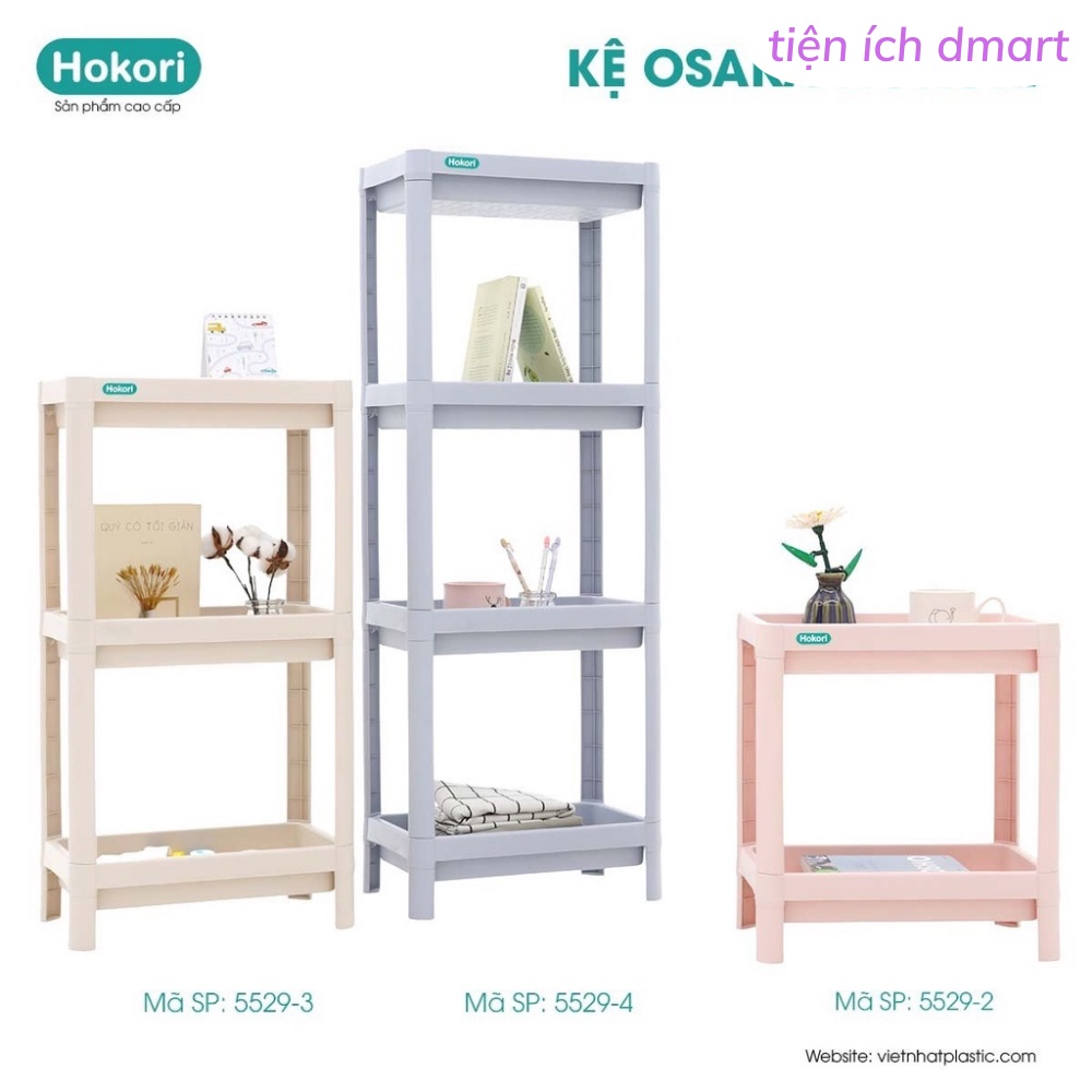 kệ đựng đồ đa năng osaka kệ để đồ nhựa Việt Nhật 5529