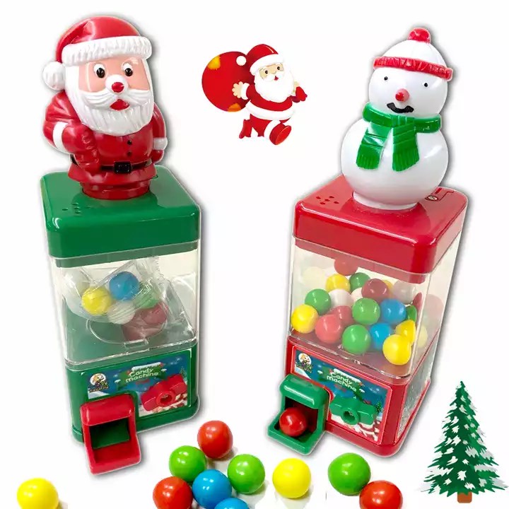Kẹo Đồ Chơi Máy Bán Kẹo Giáng Sinh Juqi Christmas Candy Machine 30gr