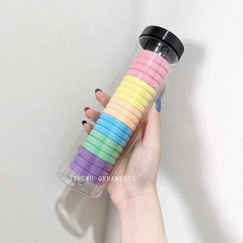 Ống 20 Dây Cột Tóc Cao Su Màu Pastel HOT Thời Trang Hàn Quốc Cho Nữ