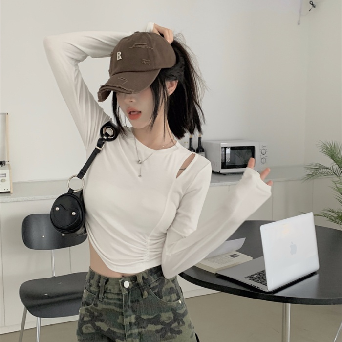 Áo thun SUXI dài tay đơn giản thời trang cho nữ