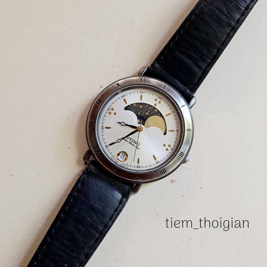 Đồng hồ SI Nhật - Nam/Nữ - STING CASIO họa tiết trăng sao độc lạ