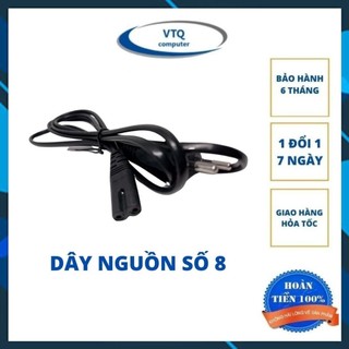 Dây nguồn 2 pin, dây nguồn số 8 1.5m lõi đồng.shopphukienvtq