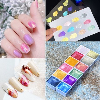 nhũ nước vẽ set 12 màu
