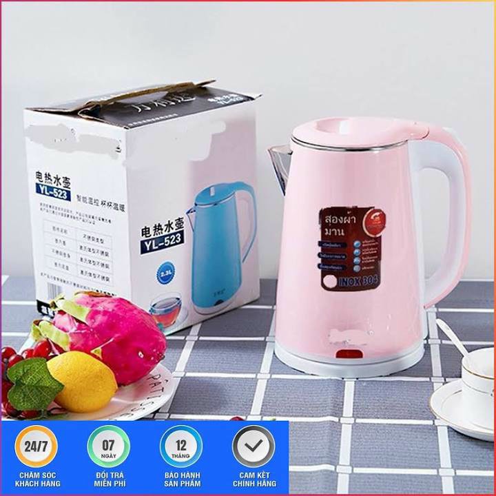 Ấm đun nước siêu tốc Thái Lan dung tích 2.5L