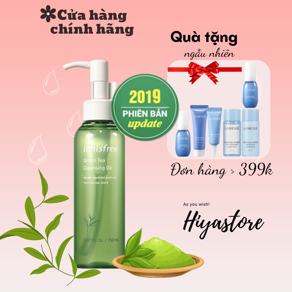 Dầu Tẩy Trang trà xanh Innisfree Green Tea Cleansing Oil 150ml