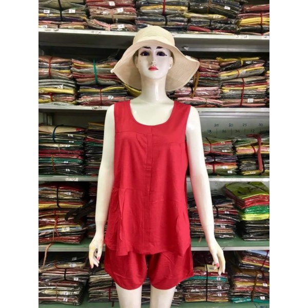 Bộ đùi sát nách tầng thun lụanbigsize vnxk L..6XL TuyenPhan bigsize 50..100kg