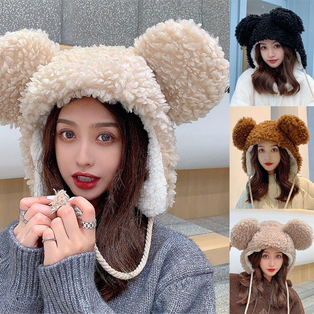 Mũ Che Tai Giữ Ấm Chống Gió Thời Trang Mùa Đông