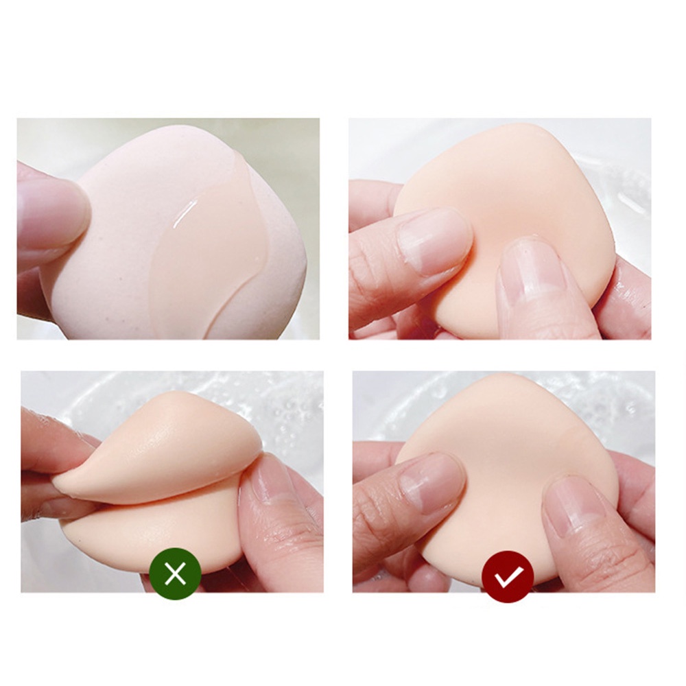 Bộ Mút Trang Điểm 100 Điểm Mềm Mịn Qipin Amortals Kèm Cọ Trang Điểm