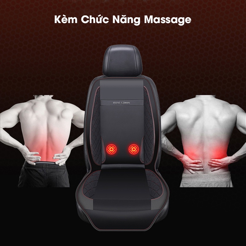 Đệm sưởi ấm ghế ô tô có chức năng massage, tấm lót sưởi ấm giúp lưu thông khí huyết giảm đau mỏi làm nóng nhanh | BigBuy360 - bigbuy360.vn