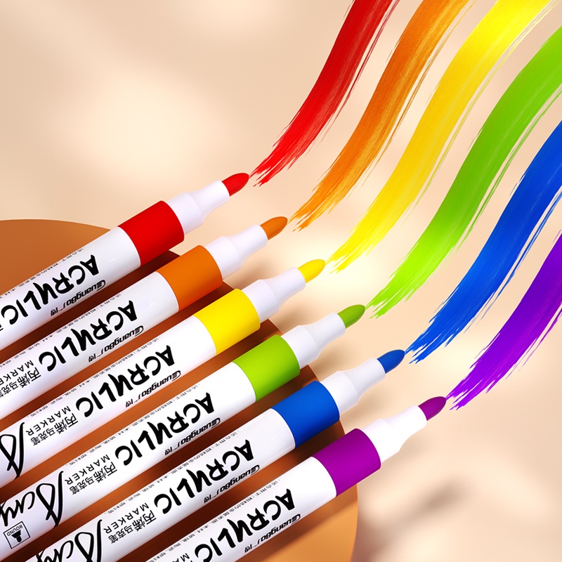 ( 36 Màu ) Bút Acrylic Marker Có Thể Vẽ Lên Nhiều Chất Liệu GUBH02272