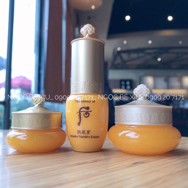 COMBO DƯỠNG WHOO VÀNG CHỐNG LÃO HÓA , LÀM SÁNG VÀ SĂN CHẮC DA, NÂNG CƠ MẶT VÀ CẰM WHOO VÀNG