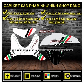 TEM RỜI MIO FINO CLASSICO PHỐI DÁN XE TRẮNG -