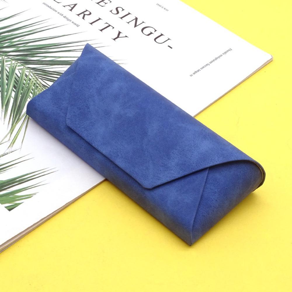 Hộp Đựng Mắt Kính Đọc Sách Bằng Da PU Nhỏ Gọn Dành Cho Nam Ốp