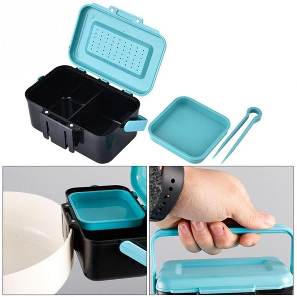 Norman Hộp Đựng Mồi Câu Cá Hai Lớp Siêu Bền Tiện Dụng