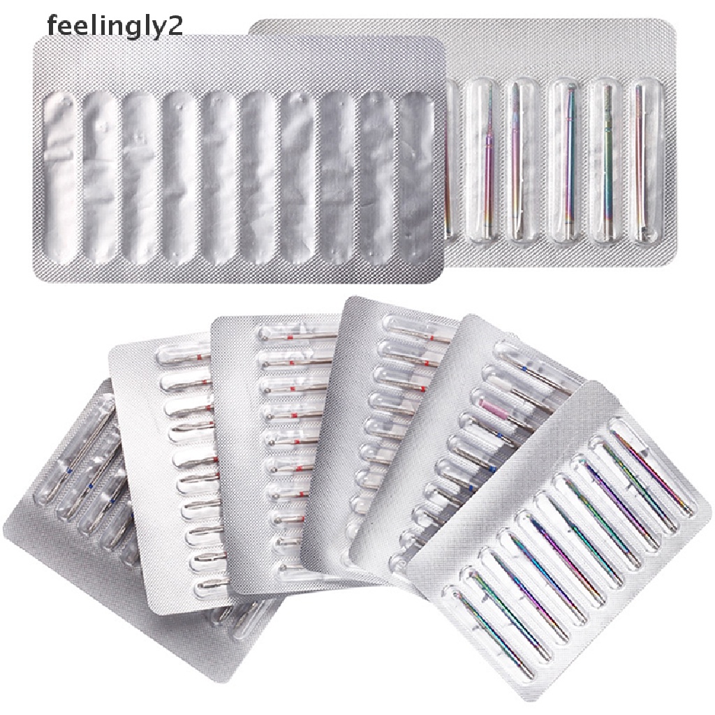 Bộ 10 Đầu Mài Móng Tay Nghệ Thuật Bằng Cacbua Thiết Kế Tiện Lợi Dễ Dùng