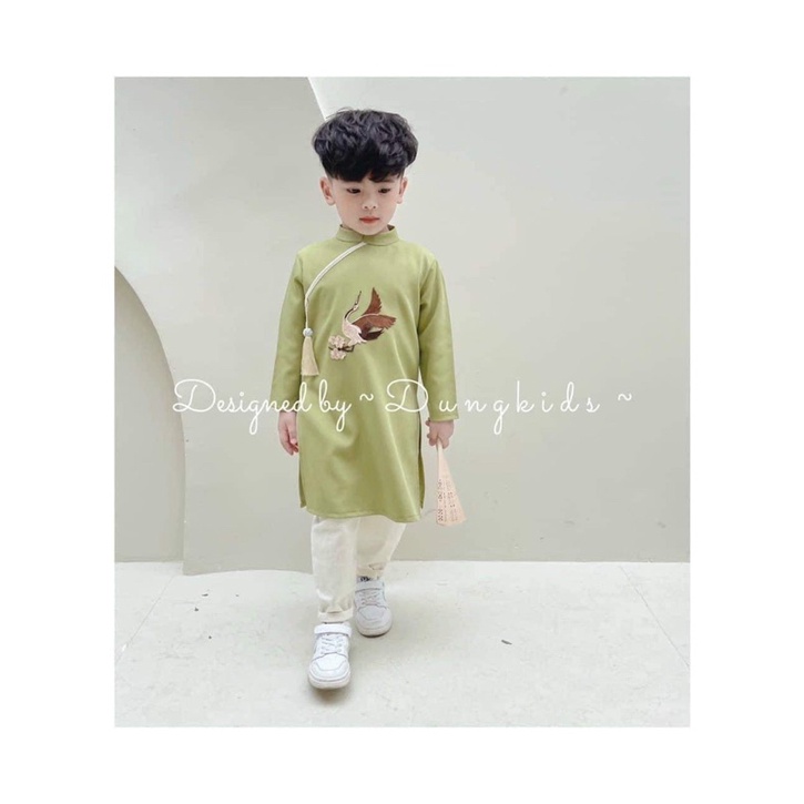 Áo dài bé trai Hãng Dungkids