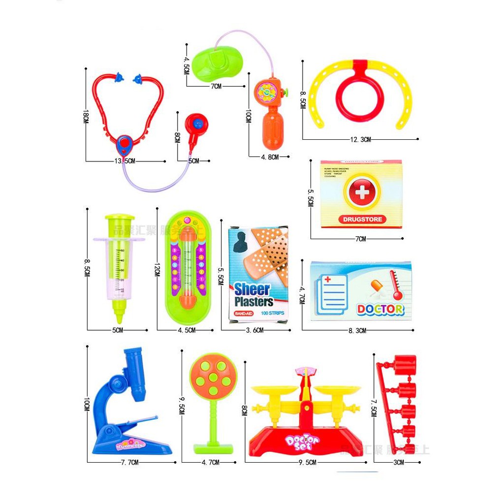 Bộ Đồ Chơi Bác sĩ Nha Khoa, NẤU ĂN 32 chi tiết cho Trẻ