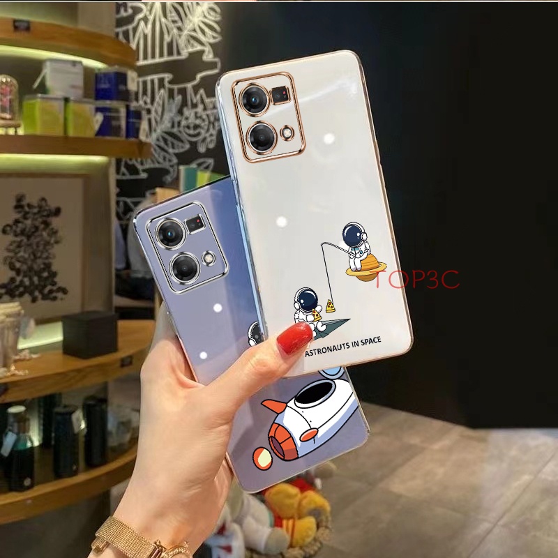 Ốp lưng Reno 7 4G Reno 8 4G Ốp Điện Thoại Họa Tiết Nasa Cho Oppo Reno 7 4G Reno 8 4G Reno 6Z 5G Reno 6 5G Reno 7Z 5G / 8Z / 7 / 8 / 8 Pro 5G XQ
